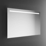 ROVIGNO - Spiegel mit lackiertem Aluminiumrahmen. Mit Frontlicht