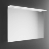 SALVORE - Mirror with painted aluminum frame. With diffused top light.