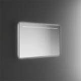 SPALATO+ RECTANGULAR - Front led light + ambient light. RECTANGULAR mirror with resin frame
