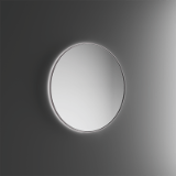 ZARA+ ROUND - Ovaler Spiegel mit Harzrahmen