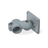 GSFQ.P - Swivel Clamp Connector Joints, Plastic, Type T, Adjustment with 15° division (serration)