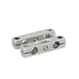 VGP - Parallel mounting clamps with adjustable spindle, Aluminum, Type S, with four socket cap screws