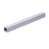 RK - Retaining Square Tubes, Aluminum, for Mounting Clamps, Type LS, with scale (mm-graduation)