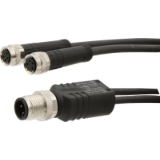 Cable socket / connector Y-connection cable