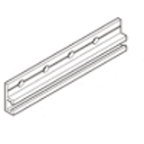 Parallel rails with Flange, with holes - Semi order