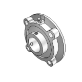Round Flange Unit with Spigot Joint