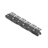 KCM Double Pitch Roller Chain with Attachment