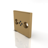 1284.2 - Sliding pads small dimensions, bronze with solid lubricant