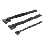 K2150 - Bracket with hook and loop fastener for screw mounting