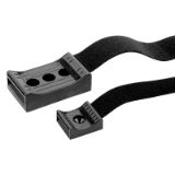 K2149 - Bracket with hook and loop fastener for screw mounting