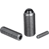 K0610 - Spring plungers with hexagon socket and ceramic ball stainless steel