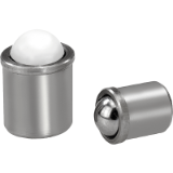K0333 - Spring Plungers push fit, stainless steel