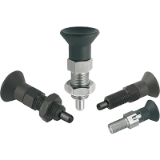 K0630 - Indexing Plungers pull knob, with extended locking pin