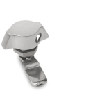 K1358 - Querter-turn locks stainless steel with grip