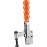 K0056 - Toggle clamps vertical with straight foot and fixed clamping spindle
