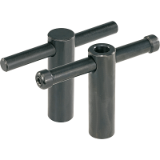 K0755 - Thommy bars with fixed or sliding T-bar, DIN 6305 or DIN 6307