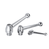 K0121 - Clamping levers internal thread, stainless steel