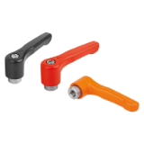 K0738 - Adjustable Handles straight inserts and internal components stainless steel, internal thread