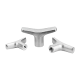 K1203 - T-grips stainless steel