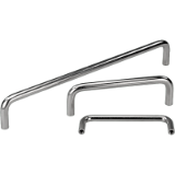 K0206 - Pull Handles stainless steel, round profile