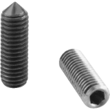 K0797 - Hexagon socket set screws with pointed tip DIN EN ISO 4027