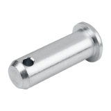K1456 - Pin with hole for split pin suitable for clevis joints