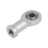 K2080 - Rod ends with plain bearing, internal thread, steel, DIN ISO 12240-1 maintenance-free