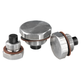 K0453 - Screw plugs aluminium with magnet
