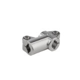 K0475 - Tube clamps T-angle, stainless steel