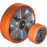 K1780 - Wheels aluminium rims with injection-moulded tread
