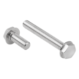 K1411 - Hexagon head screws, stainless steel, Hygienic DESIGN