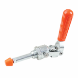 Straight line push pul type toggle clamps