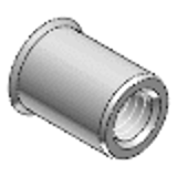 C ROKS 1.4570 - Blind-rivet nut, round shank, type C