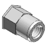 HC ROKS 1.4570 - Blind-rivet nut, hexagon shank, type HC