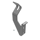 886A Integrated bracket left - Conveyor Components