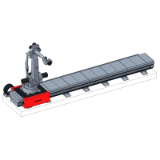 ALSP - 1 ROBOT - LINEAR AXIS ON THE FLOOR - WITH METAL PROTECTION