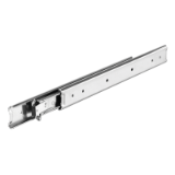 DZ 3630 - Slides DZ 3630, width 21.6 mm, up to 45 kg, over-extension in both directions