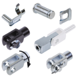 Clevis Joints, Clevises and Snap-On-Bolts Typ ES