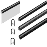 MAE-KSP-PVC/ST - Profili di protezione dei bordi, materiale PVC / acciaio
