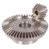 MAE-KR-3:1-RF - Bevel Gears Made from Stainless Steel, Straight-Tooth System, Ratio 3:1