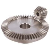 MAE-KR-4:1-RF - Bevel Gears Made from Stainless Steel, Straight-Tooth System, Ratio 4:1