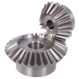 MAE-KR-1.25:1-STAHL - Bevel Gears Made from Steel, Straight-Tooth System, Ratio 1.25:1