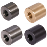 DIN103-RDM-1GG-C35-RF-RG7-PA6.6 - Round Nuts with Metric ISO-Trapezoidal Thread DIN 103, Single-Thread, right and left hand