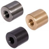 DIN103-RDM-2GG-C35-RG7-PA6.6 - Round Nuts with Metric ISO-Trapezoidal Thread DIN 103, Double-Thread, right hand