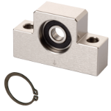 MAE-SLE-EF-LOSLS-VN - Pillow Block Bearing Units EF, for Support Side, nickel-plated