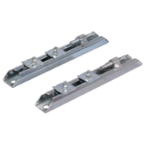 MAE-MSPSS-SPS-ST - Motor-Tensioning Rail Sets, Made from Steel, SPS, with Movable Attachment Clamps