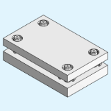 Standard steel die sets - ISO standard - 2 plates - 4 pillars