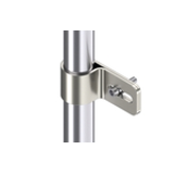 21.13.00.2 - Screw-on pipe clamp, flush, nickel plated