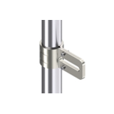 21.13.02.2 - Screw-on pipe clamp, center, nickel plated