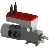 DRACE - Asynchronous coaxial gearmotor with integrated drive and planetary reduction gear